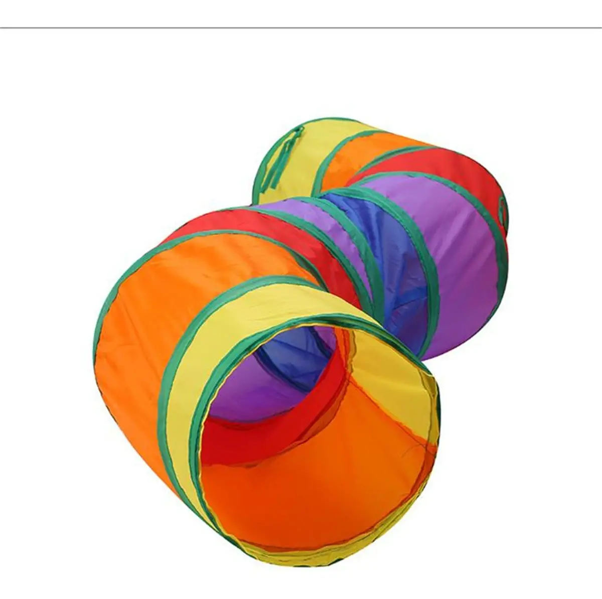 Túnel colorido para gatos e pequenos pets